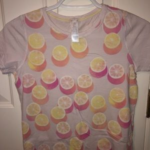 Ivivva t shirt with fruit size 12 never worn